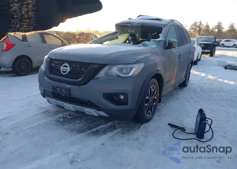 2019 Nissan Pathfinder Sl z USA, uszkodzony, nr VIN 5N1DR2MM7KC651364
